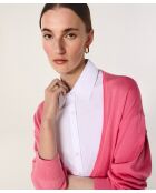 Pull manches longues en laine Aiko rose bobon