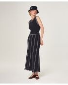 Robe en coton Airi bleu marine