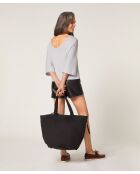 Pull manches courtes Astou gris clair