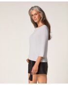 Pull manches courtes Astou gris clair