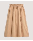 Mokabruine Nami katoenen rok