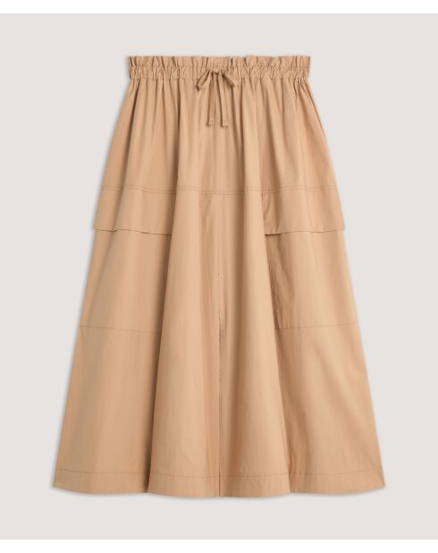 Mokabruine Nami katoenen rok