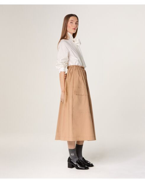 Mokabruine Nami katoenen rok