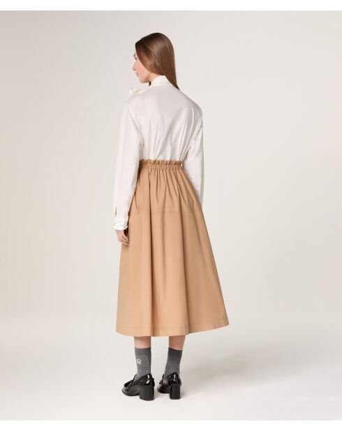 Mokabruine Nami katoenen rok