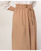 Mokabruine Nami katoenen rok