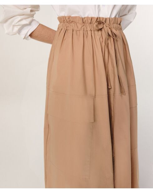 Mokabruine Nami katoenen rok