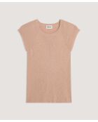 Pull manches courtes Rayo beige