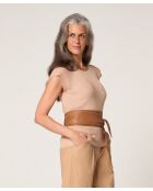 Pull manches courtes Rayo beige