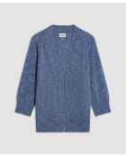 Indigoblauw Ife vest met open mouwen