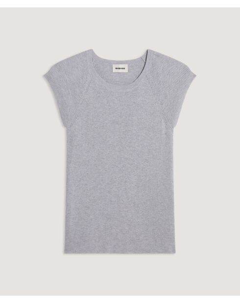 Pull manches courtes Rayo gris clair