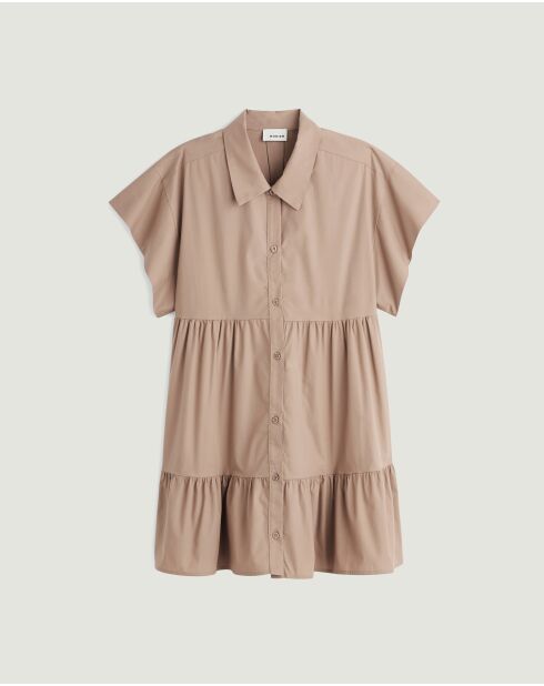 Robe ample en coton Sanaa beige