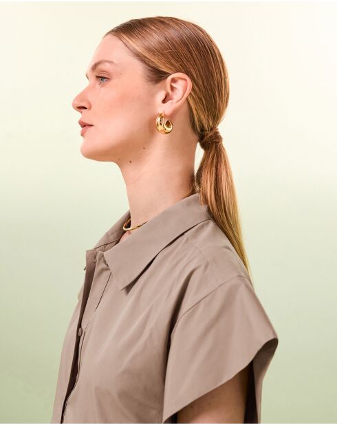 Robe ample en coton Sanaa beige