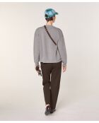 Dunkelgraue Wollweste Freya