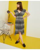 Irina schwarzes ärmelloses Kleid