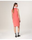 Robe en laine manches courtes Olga orange mandarine