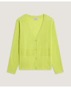 Chaleco Emi amarillo limón con cuello en V