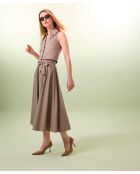 Beige hemd zonder mouwen van katoen Sade