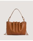 Sac en cuir Xia marron camel