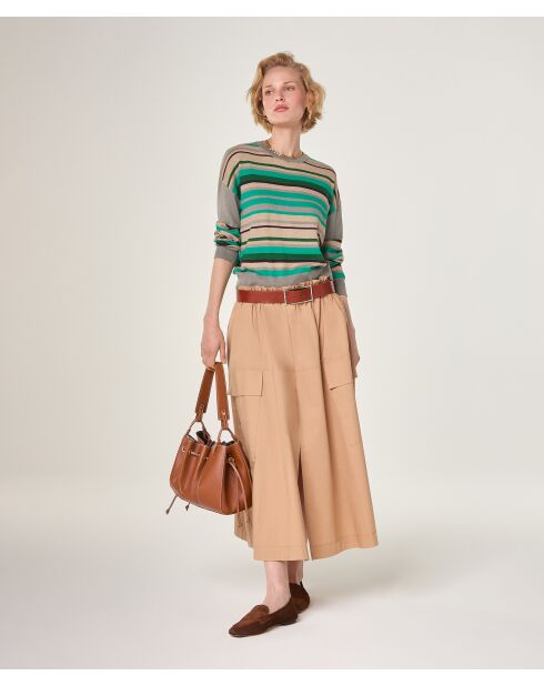 Sac en cuir Xia marron camel