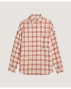 Camisa Soraya de algodón roja