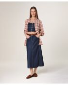 Camisa Soraya de algodón roja