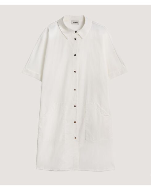 Weißes Baumwollkleid Katya