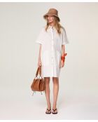 Weißes Baumwollkleid Katya