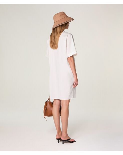 Weißes Baumwollkleid Katya