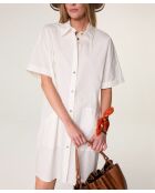 Weißes Baumwollkleid Katya