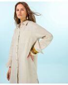 Robe chemise en lin Kadija beige