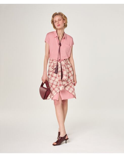 Adama Palisander-Hemdkleid aus Baumwolljersey