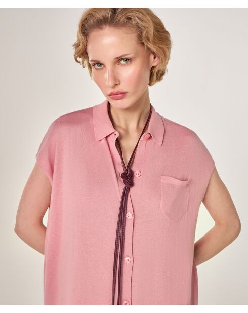 Adama Palisander-Hemdkleid aus Baumwolljersey