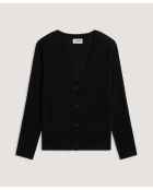 Emi schwarze Weste mit V-Ausschnitt