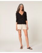 Emi schwarze Weste mit V-Ausschnitt