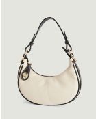 Beige Kesia leren handtas