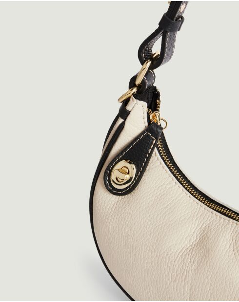 Beige Kesia leren handtas