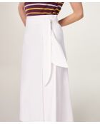 Jupe en coton Keiko blanc