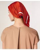 Top Daria in cotone marrone moka