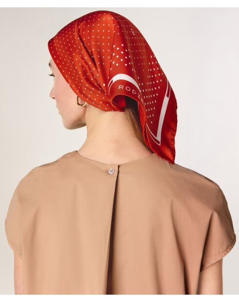 Top Daria in cotone marrone moka