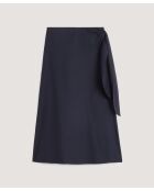 Keiko marineblauer Baumwollrock