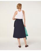 Keiko marineblauer Baumwollrock
