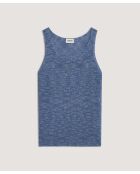 Debardeur côtelé Wafa bleu indigo