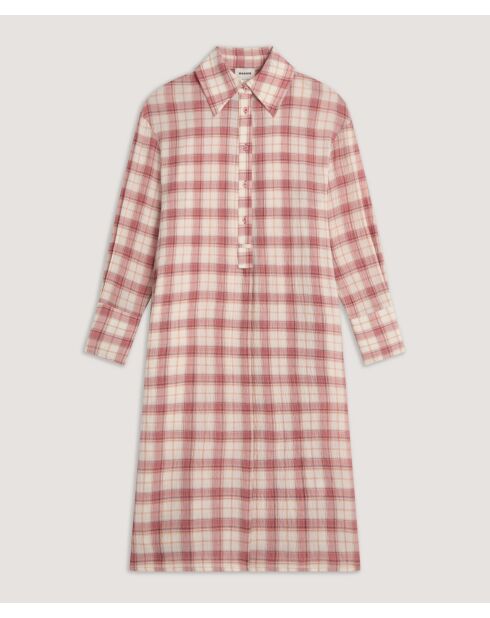 Rotes Baumwollkleid Anou