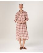 Rotes Baumwollkleid Anou