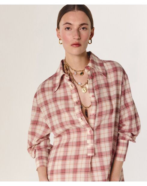 Rotes Baumwollkleid Anou