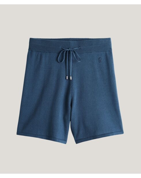 Short en jersey en coton Miley bleu pétrole