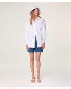 Short en jersey en coton Miley bleu pétrole