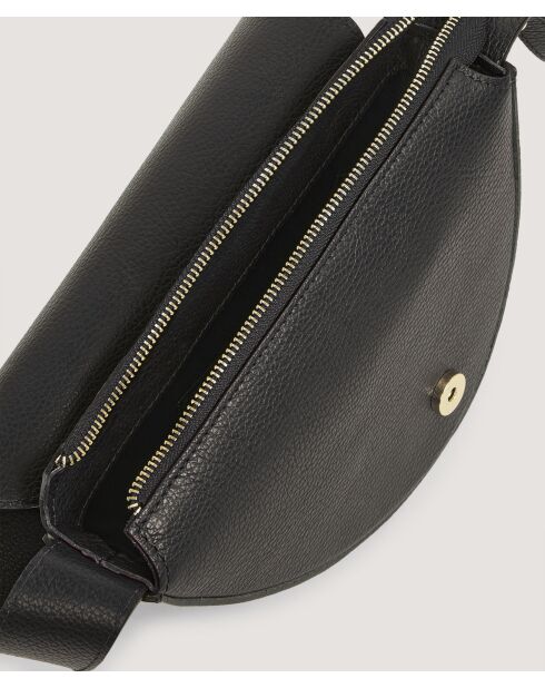Sac en cuir noir