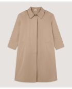 Manteau en coton Yuna beige