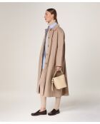 Manteau en coton Yuna beige